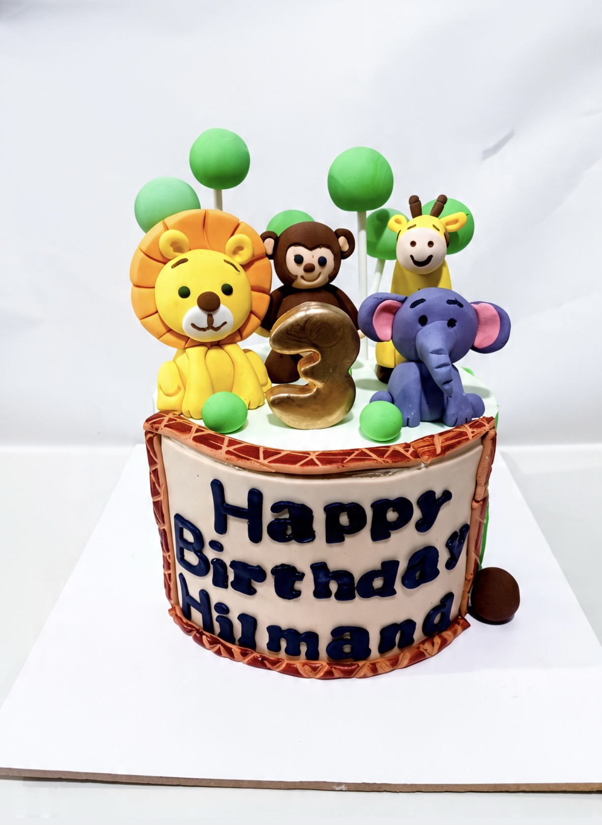 Animal Theme Cake