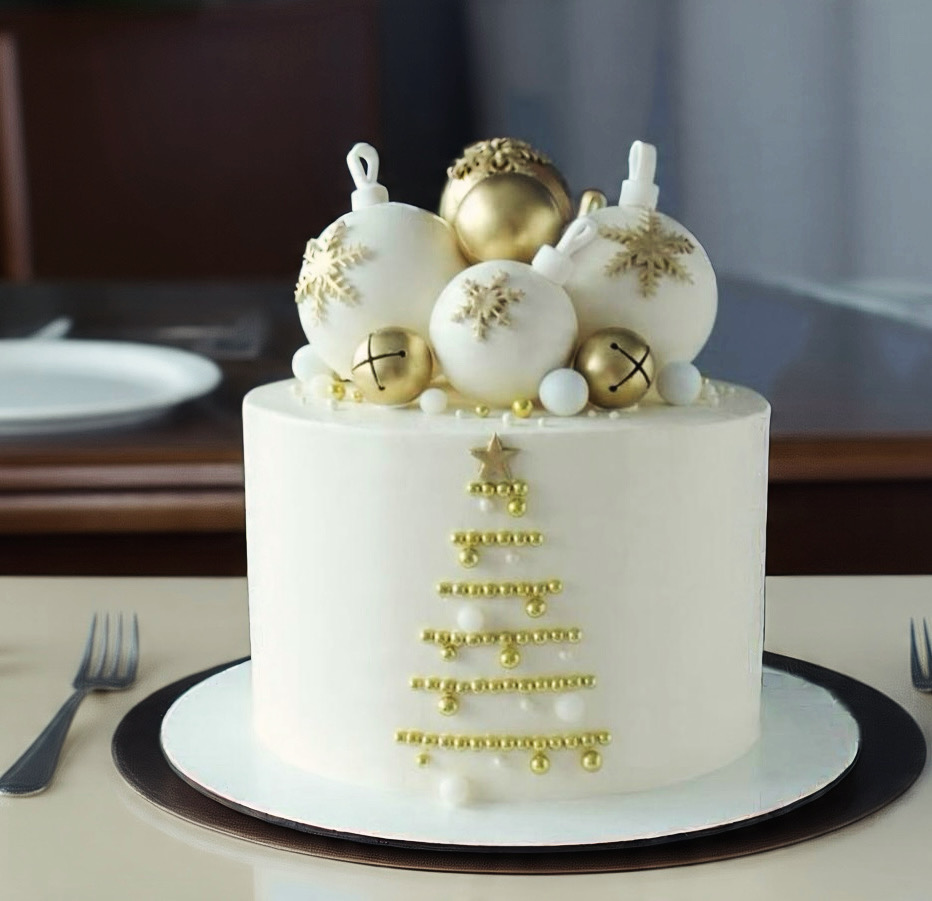 Jingle Bells Christmas Cake